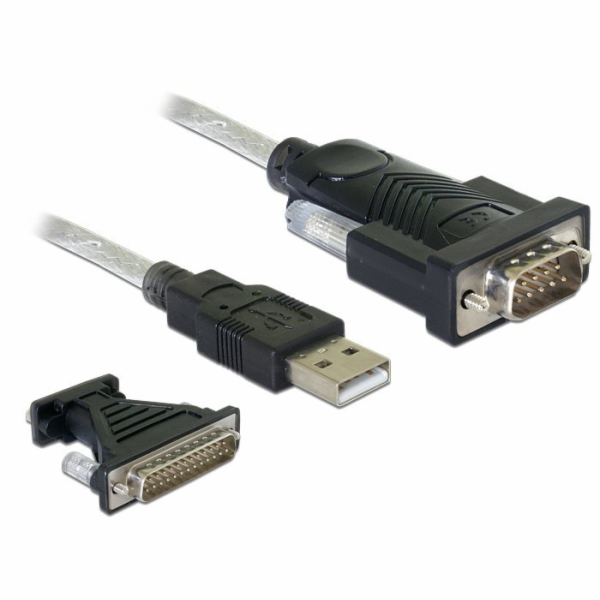 Delock - Sada USB/sériového kabelu - USB / USB 2.0 / EIA-...