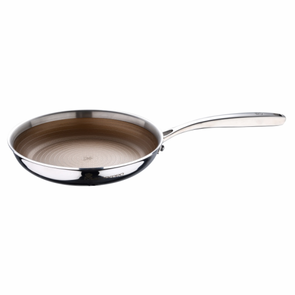 Pánev s nepřilnavým povrchem GIRO 24 cm nerez BGMP-2115