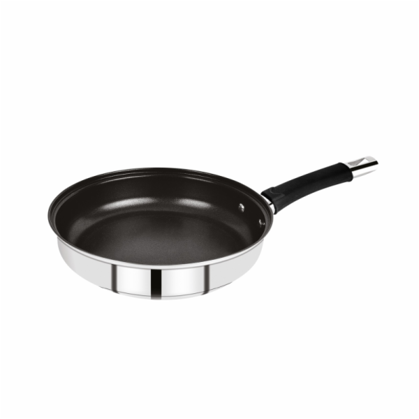 Pánev s nepřilnavým povrchem BASTER 28 cm nerez BGEU-5503