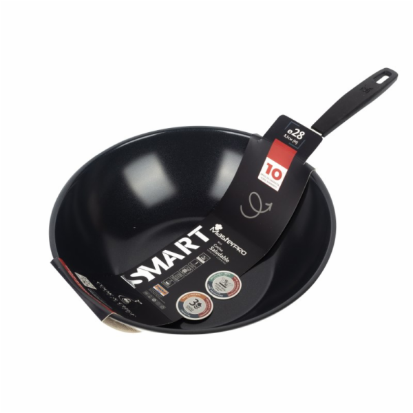 Pánev WOK s nepřilnavým povrchem SMART 28 cm stříbrná BGE...