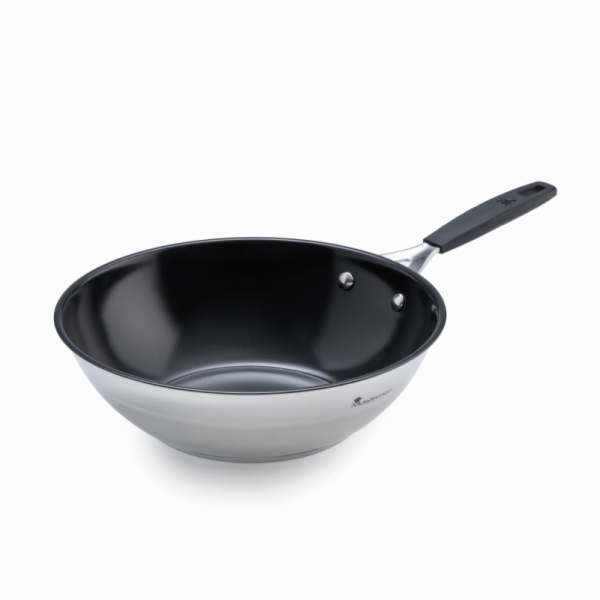 Pánev WOK s nepřilnavým povrchem SMART 28 cm stříbrná BGE...