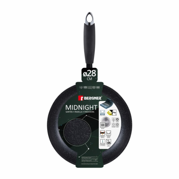 Pánev s nepřilnavým povrchem MIDNIGHT 28 cm zelená BG-301...