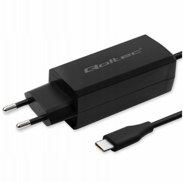 Qoltec 65W GaN nabíječka do zásuvky | 5–20 V | 3–3,25 A |...