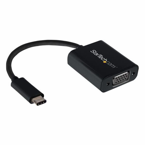 StarTech.com USB-C to VGA Adapter - Black - 1080p - Video...
