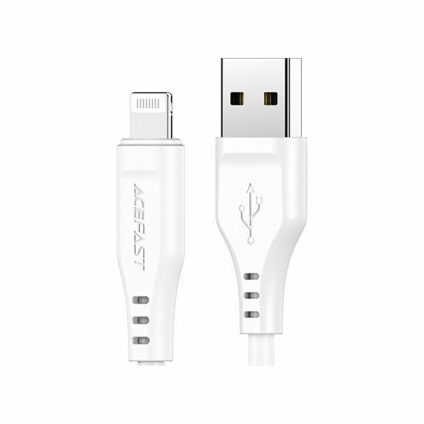 Acefast Kabel USB-A - Lightning 1,2 m bílý (6974316280835)