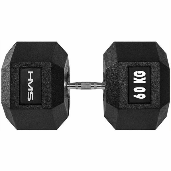 HMS Pogumovaná činka Hex Pro 1 x 60 kg