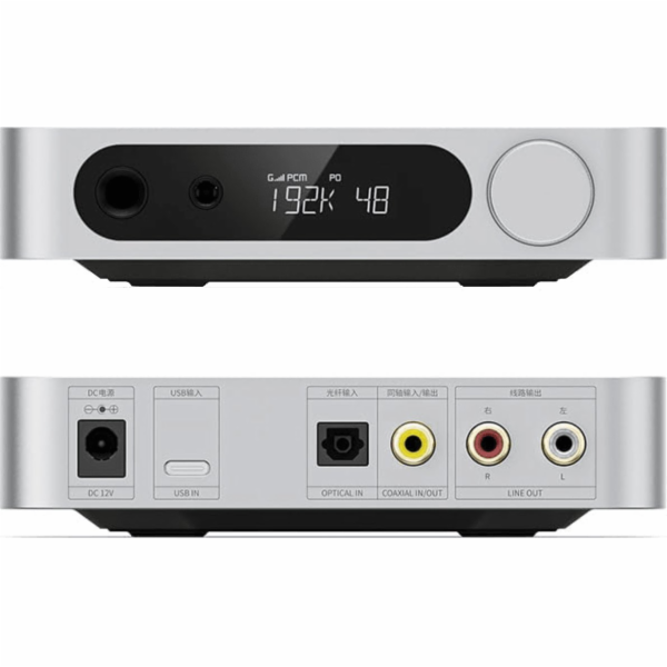 FiiO Stolní sluchátkový zesilovač K11 Silver s DAC