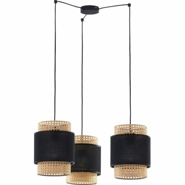 NoName Tk Lighting Boho 6549 závěsná lampa 3x15W E27 čern...