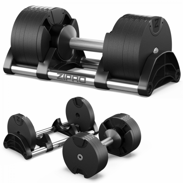 Zipro Nastavitelná činka KULATÁ 24 kg