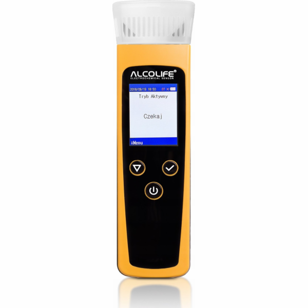 Alcolife Alcolife GO žlutý dechový analyzátor