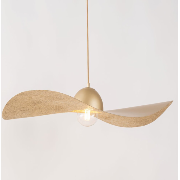 Sigma Závěsná lampa Zlatá závěsná lampa KAPELLO moderní z...