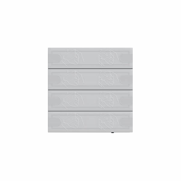 GIRA GIRA tlačítkový senzor 4 Comfort 4x KNX TS4 antracit...