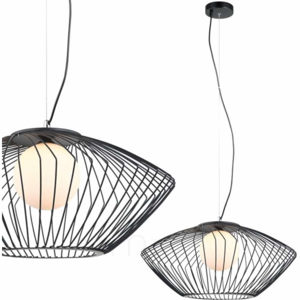 Italux Závěsná lampa Zeno MDM-3844-1 BK