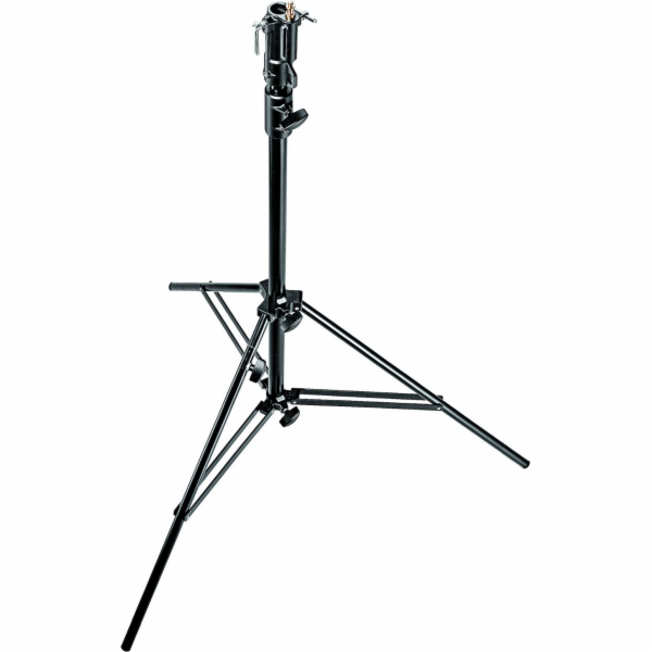 Manfrotto stativ, černý hliník, 2dílný stojan na světlo (...