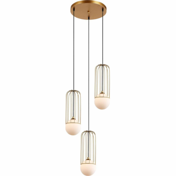 Italux Závěsná lampa Simon MDM-3938/3 GD