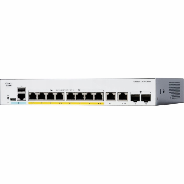 Cisco Přepínač C1200-8FP-2G Síťové linky Spravované L2/L3...