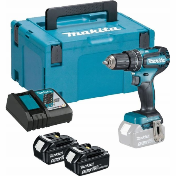 Makita DHP485RTJ 18V akumulátorová vrtačka/šroubovák 2 x ...