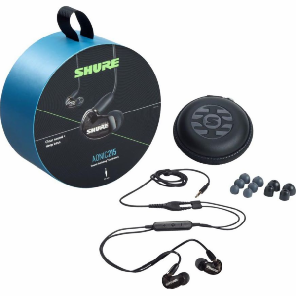 Shure Sluchátka Aonic 215 SE215DYBK+UNI-EF