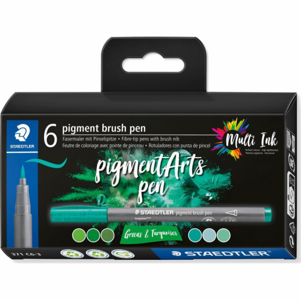 Staedtler STAEDTLER MultiInk pigmentové umělecké štětcové...