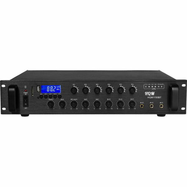 HQM věžový zesilovač HQM1150BT rádio FM/MP3 150W