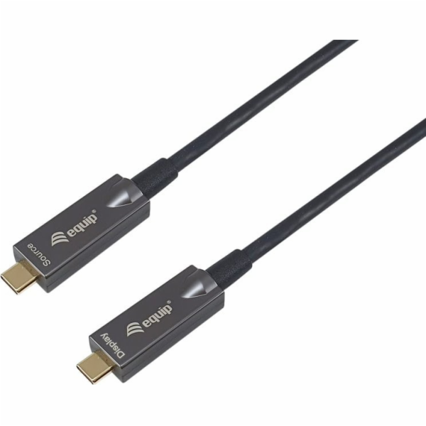 Equip Kabel USB USB-C - USB-C 10 m černý (119462)