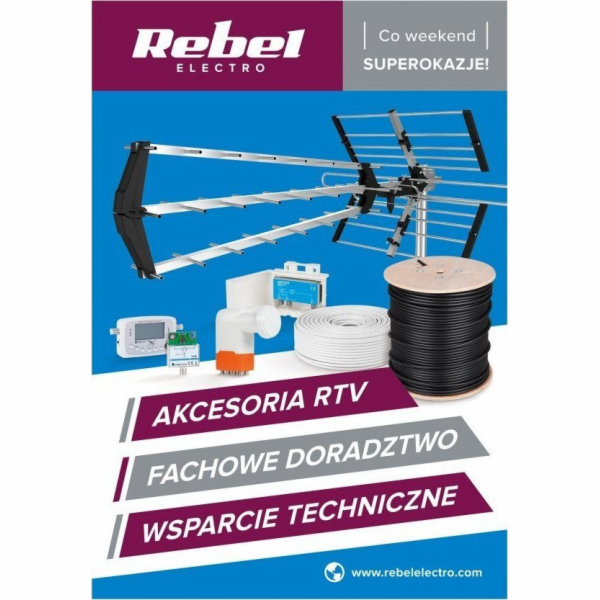 Rebel ký plakát Rebel Electro - RTV doplňky