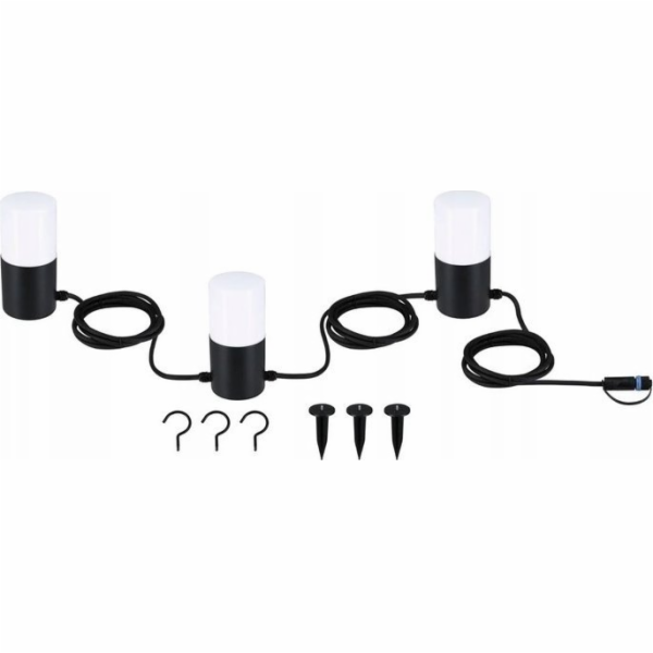 Paulmann Plug & Shine TUBS 3x2W 3000K E14 IP44 24V antrac...