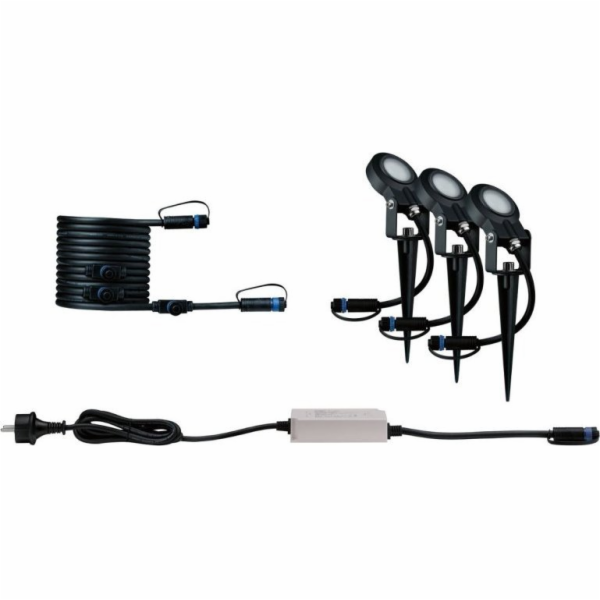 Paulmann Nástěnná lampa zahradní bodové světlo, Plug & Sh...