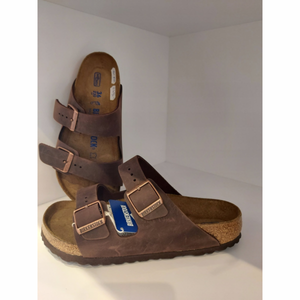 Birkenstock Birkenstock Arizona FL WB Habana 452761 Hnědá 36
