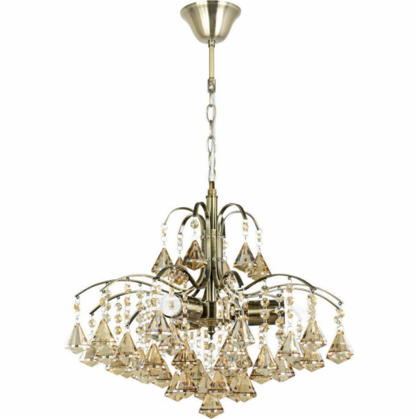 Mdeco Závěsná lampa LAMP pendant ELM6246/3 21QG MDECO kři...
