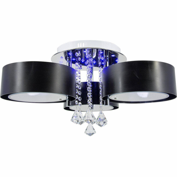 Mdeco Stropní lampa ELMDRS8006/3 8C BL MDECO kovové LUMIN...