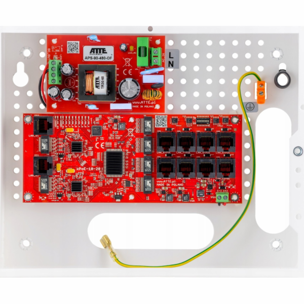 Atte Přepínač ATTE IP-8-20-E pro 8 IP kamer