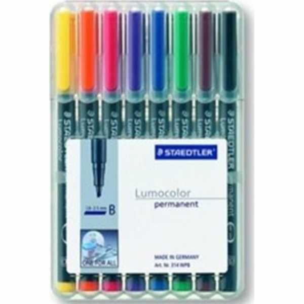 Staedtler STAEDTLER Folienstift Lumocolor B trvalá 8St