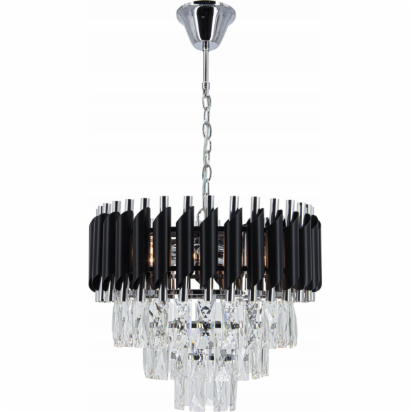 Mdeco Elem Toledo 6260/4 8C BL závěsná lampa 4x40W E14 ch...