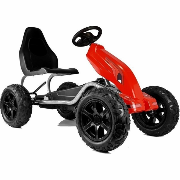 NoName Nafukovací motokára B012, červená