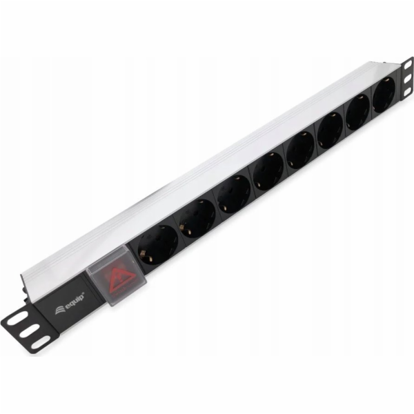 Equip Steckdosenleiste 19(1HE)8fach Schukon power strip. ...
