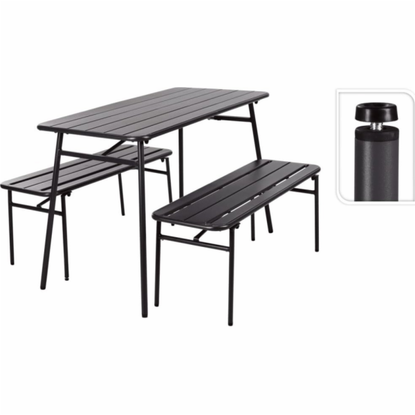 ProGarden 3dílná sada zahradního nábytku ProGarden: stůl ...