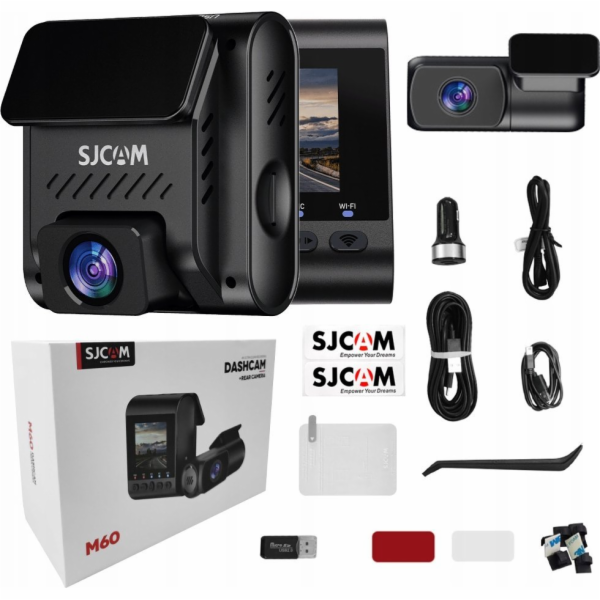 SJCAM SJCAM SJDASH M60 BLACK (2CH) videorekordér + kamera