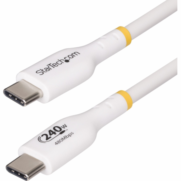 StarTech kabel StarTech USB-C nabíjecí 240W 3m Bílý