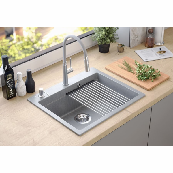 Steiner KURT 110 WORKSTATION GraniteQ dřez měkká taupe 1-...