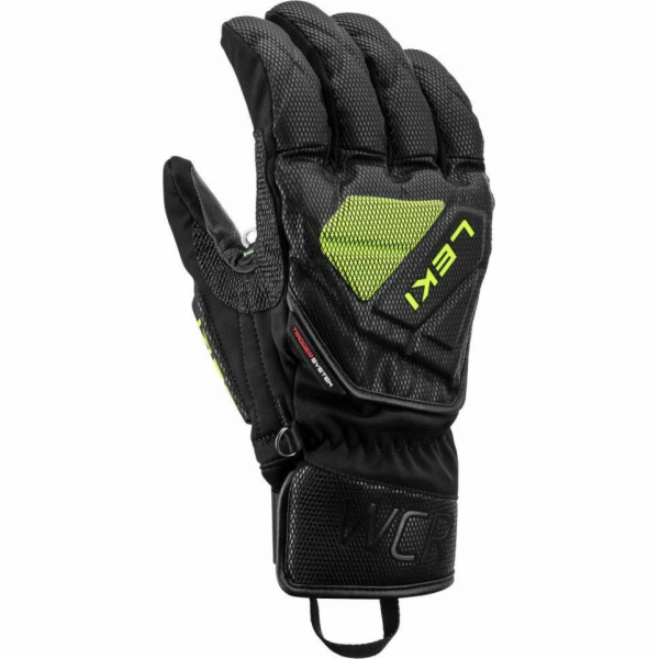 Leki LEKI GLOVES WCR C-Tech 3D černo-citronová 7.5