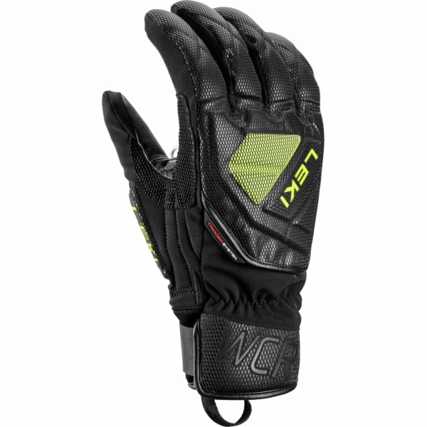 Leki LEKI GLOVES WCR C-Tech 3D černo-citronová 9.5