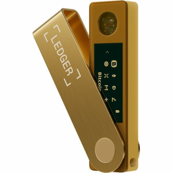 Ledger Hardwarová peněženka Ledger Nano X Gold pro krypto...