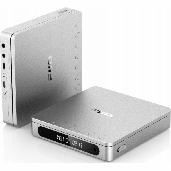 FiiO DM13 BT CD přehrávač - stříbrný - přenosný CD přehrá...