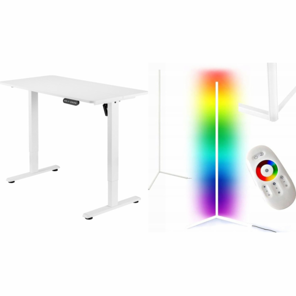 Mozos Desk Mozos ED PRO WH Desk White 120 cmx60 cm + Roho...