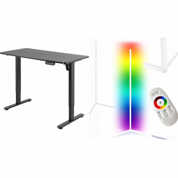 Mozos Desk Mozos ED-PRO Desk Black 120 cm x 60 cm + Rohov...