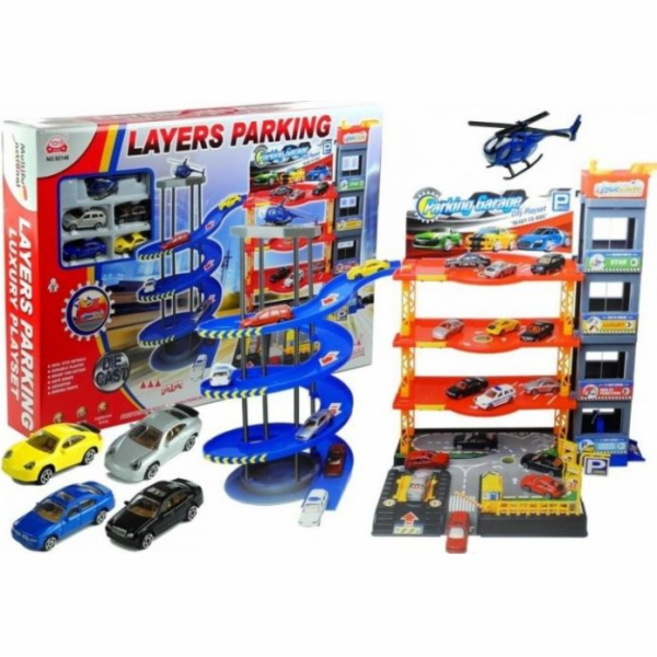 Lean Sport Parking Level Track Výtah 4 auta Vrtulník