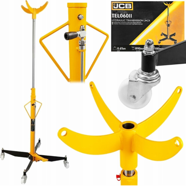 JCB Hydraulický zvedák s převodovkou 0,6t (min. výška 118...