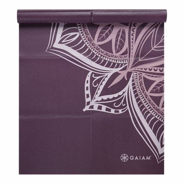 Gaiam Skládací podložka na jógu fialová 2 mm