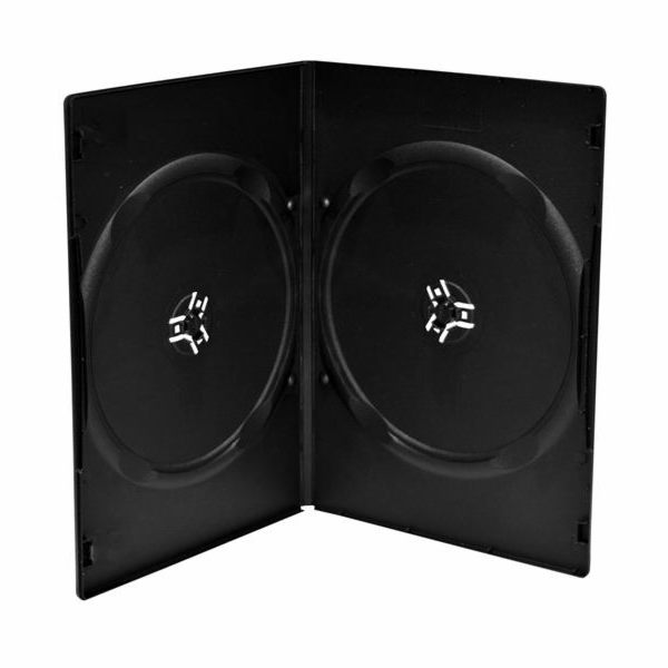 MediaRange DVD-Leerhülle schmal für 7 Dics 9mm schwarz 100St